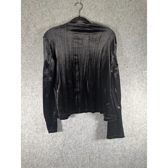 Unbranded Cardigan Women Large Velvet Long Sleeve Witchy‎ Whimsigoth Dark Fairy - Picture 5 of 6
